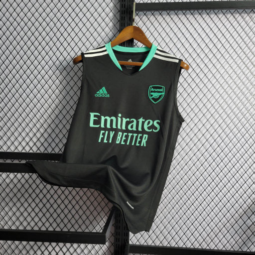 Regata Arsenal Preto 23/24 - Puma Torcedor Masculina - Lançamento