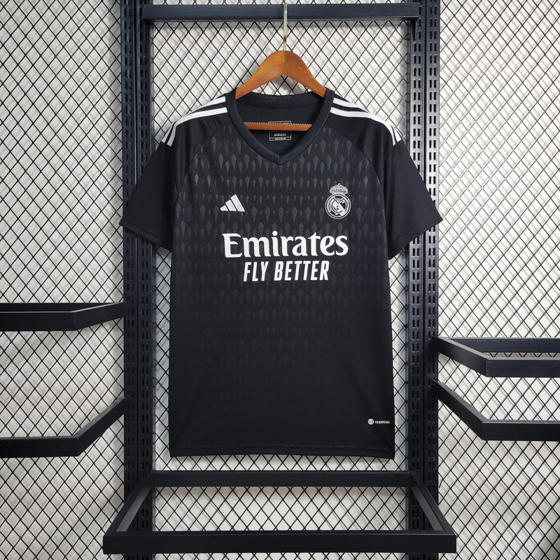 Camisa Real Madrid Goleiro Preta 23/24 - adidas