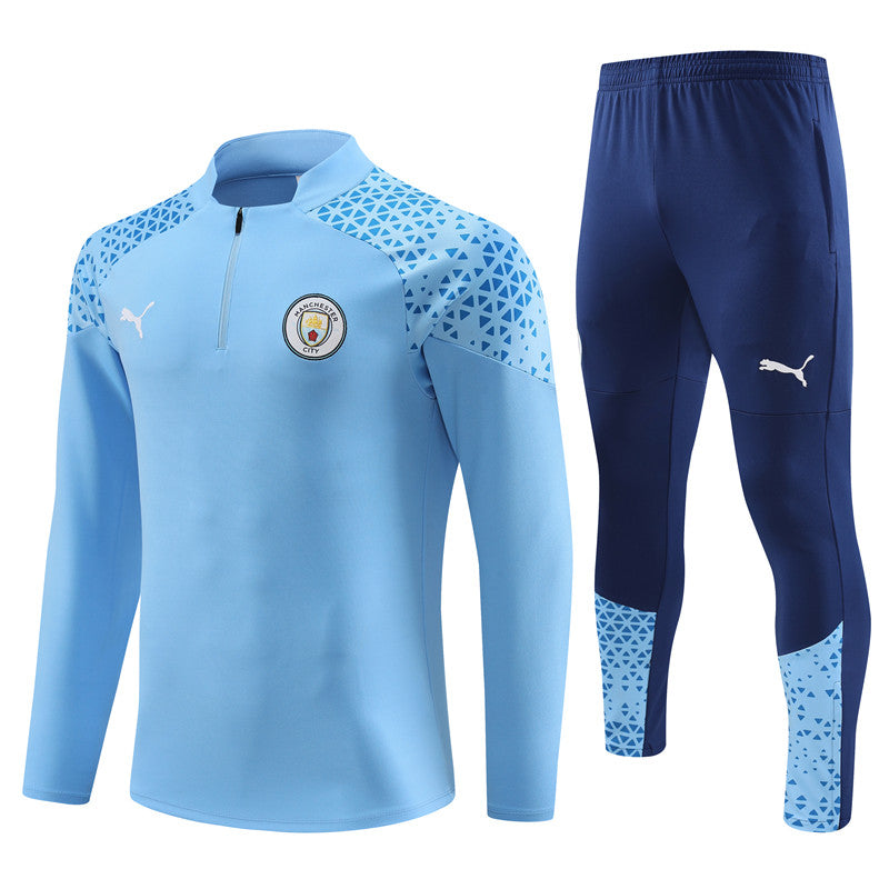 Conjunto Treino Manchester City 23/24 - Puma Azul