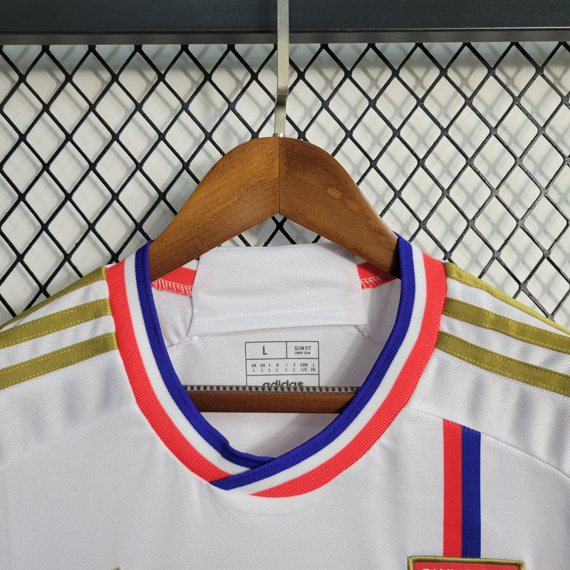 Camisa Lyon Home 23/24 - Adidas Torcedor Masculina - Lançamento