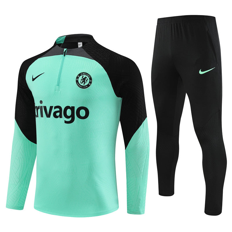 Conjunto Treino Chelsea 23/24 - Nike Verde e Preto