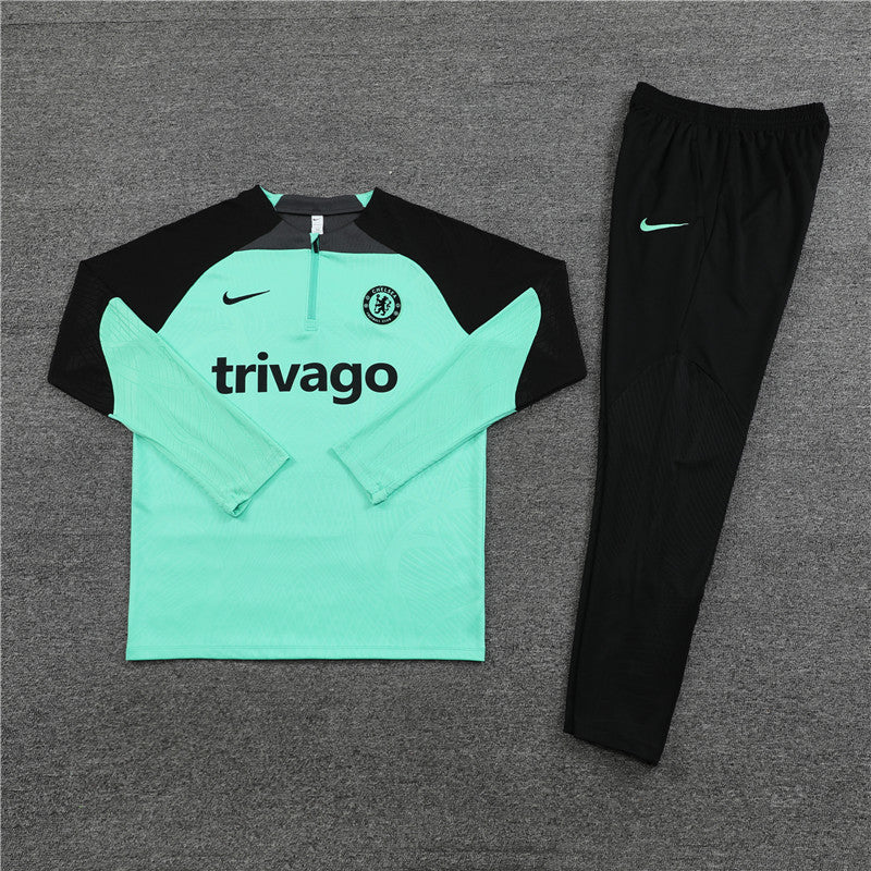 Conjunto Treino Chelsea 23/24 - Nike Verde e Preto