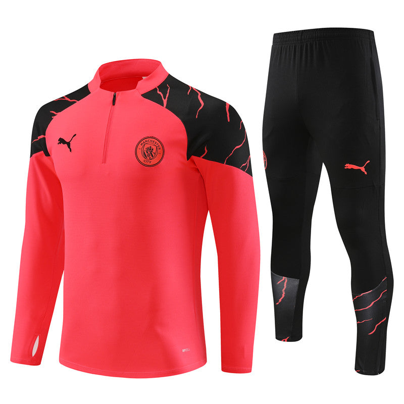 Conjunto Treino Manchester City 23/24 - Puma Laranja