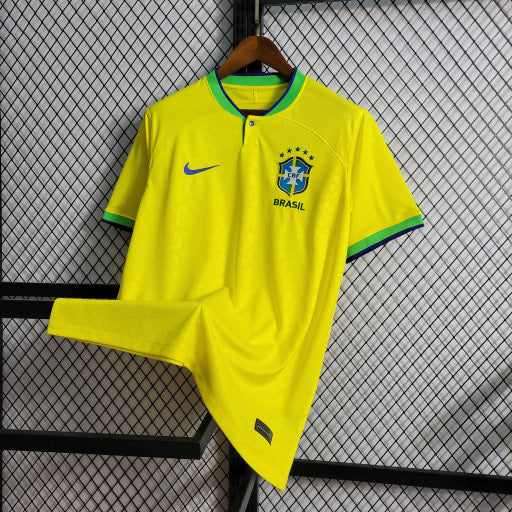 Camisa Brasil Home I 22/23 - Nike Torcedor Masculina