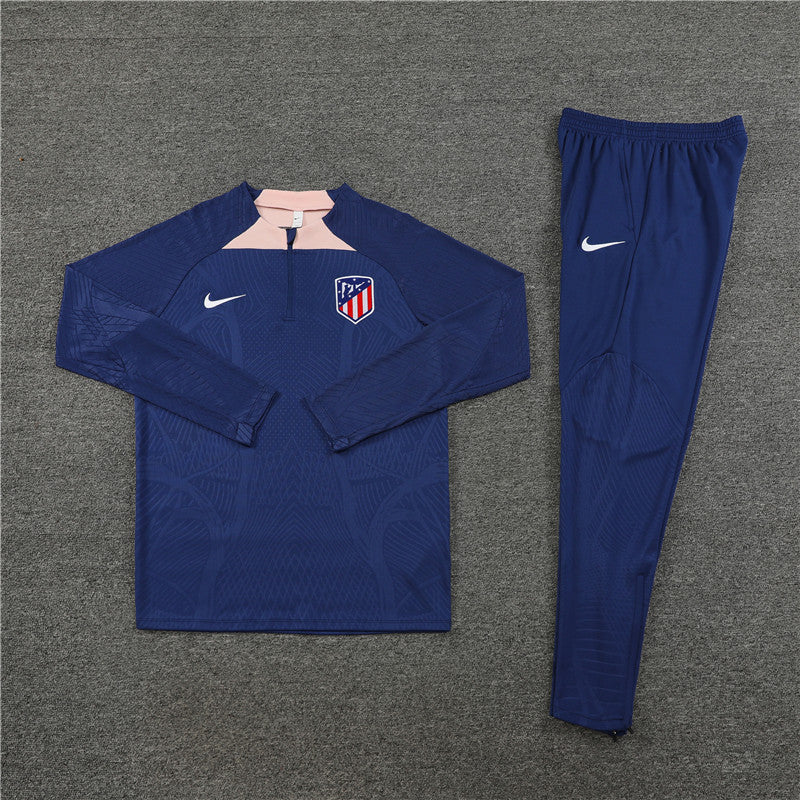 Conjunto Treino Atlético De Madrid  23/24 - Nike Azul e Rosa