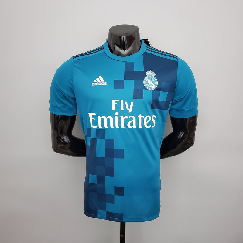 Camisa Real Madrid Azul away 17/18 - adidas versão jogador