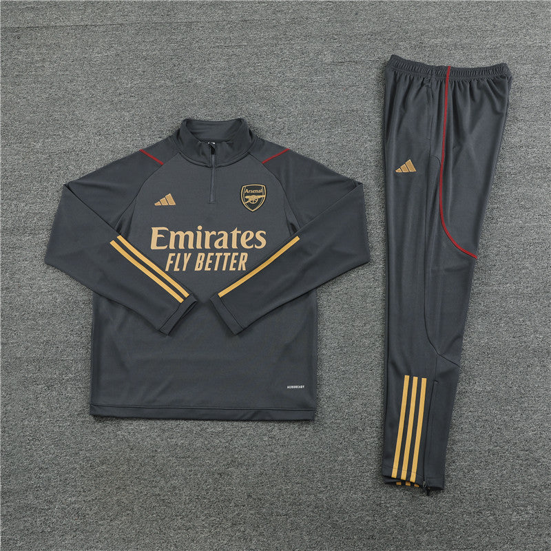 Conjunto Treino Arsenal 23/24 - Adidas Cinza