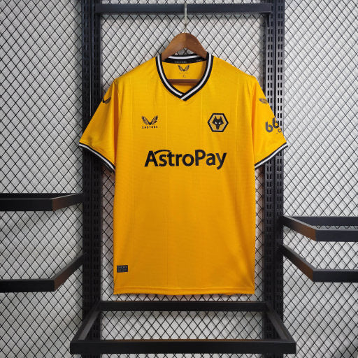 Camisa Wolverhampton Home 23/24 - Castore Torcedor Masculina - Lançamento