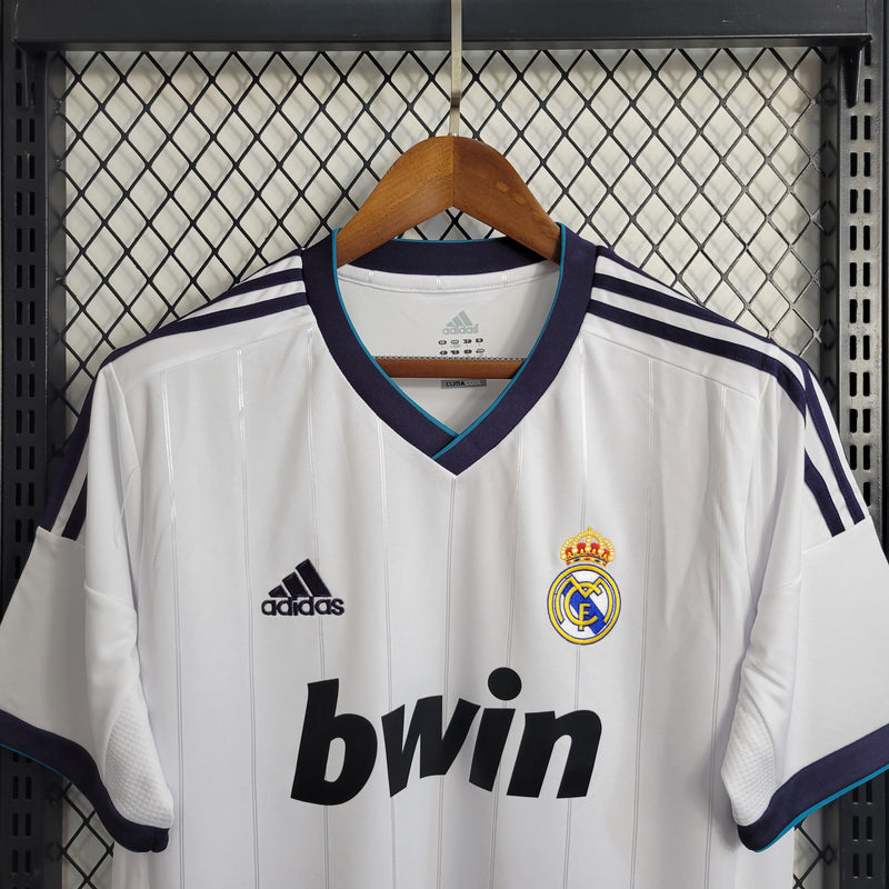 Camisa Real Madrid Branca Home 12/13 - adidas