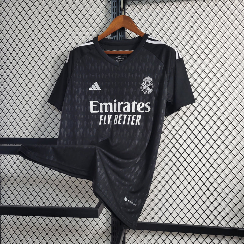 Camisa Real Madrid Goleiro Preta 23/24 - adidas