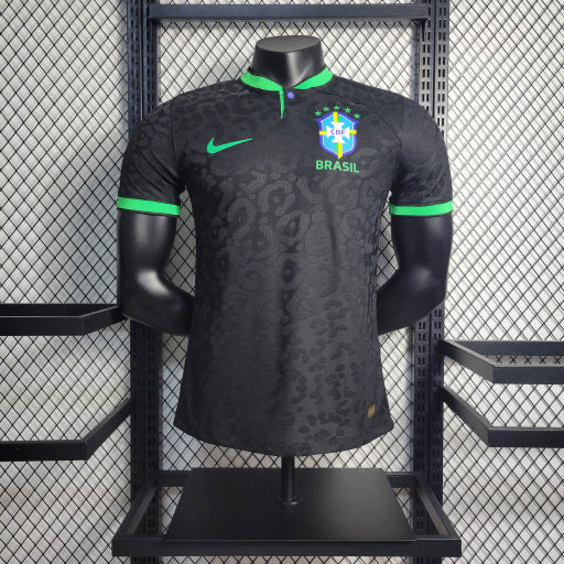 Camisa Brasil Leopard Black 23/24 - Nike Jogador Masculina