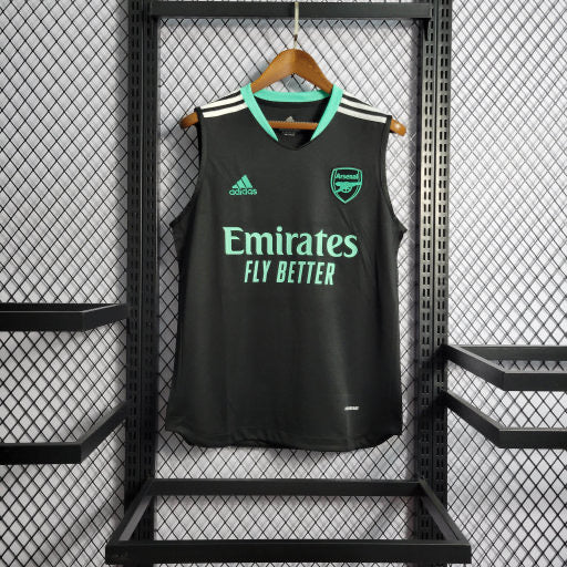 Regata Arsenal Preto 23/24 - Puma Torcedor Masculina - Lançamento