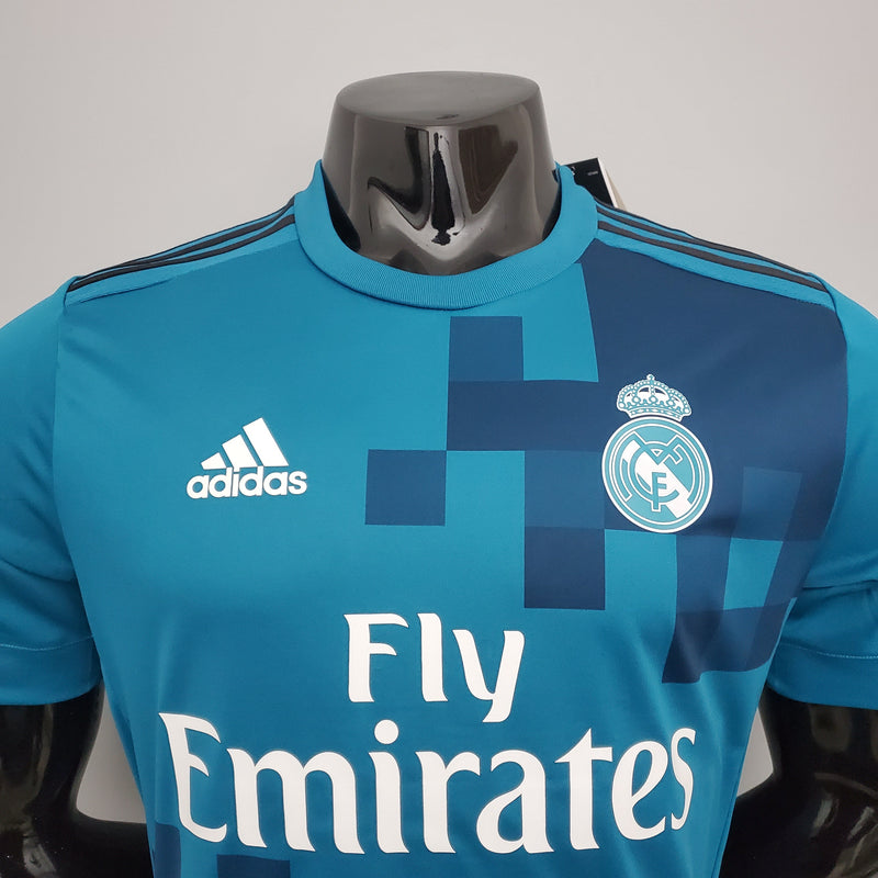 Camisa Real Madrid Azul away 17/18 - adidas versão jogador