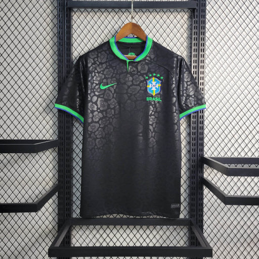 Camisa Brasil Leopard Black 22/23 - Nike Torcedor Masculina