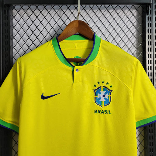 Camisa Brasil Home I 22/23 - Nike Torcedor Masculina