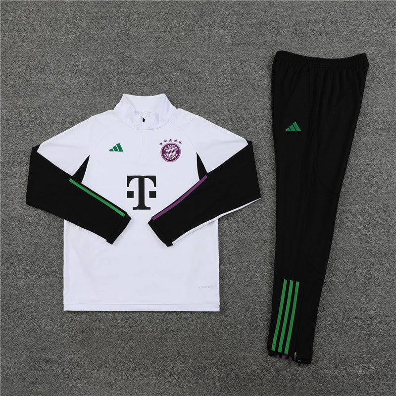 Conjunto Treino Bayern De Munique 23/24 - Adidas Branca