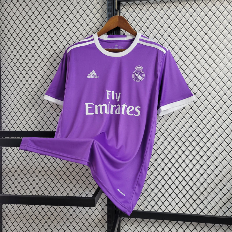 Camisa Real Madrid Roxa away 17/18 - adidas