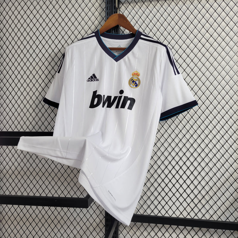 Camisa Real Madrid Branca Home 12/13 - adidas