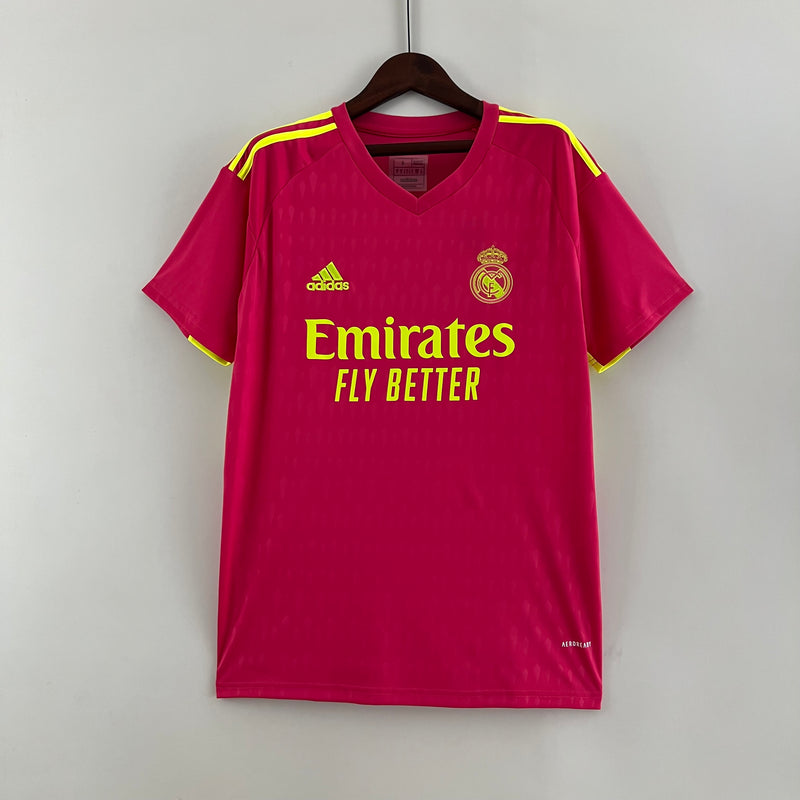 Camisa Real Madrid Goleiro Rosa 23/24 - adidas