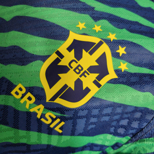 Camisa Brasil Traning Green 23/24 - Nike Jogador Masculina