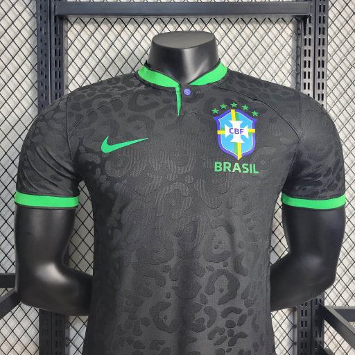 Camisa Brasil Leopard Black 23/24 - Nike Jogador Masculina