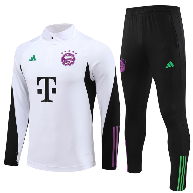 Conjunto Treino Bayern De Munique 23/24 - Adidas Branca