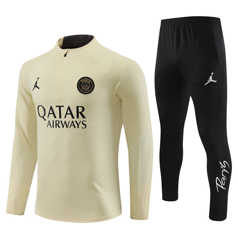 Conjunto Treino Psg 23/24 - Nike Bege