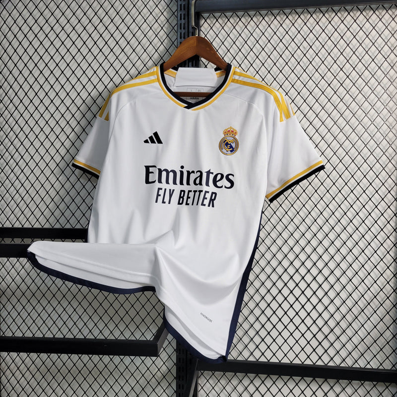 Camisa Real Madrid Home 23/24 - Adidas Torcedor Masculina - Lançamento