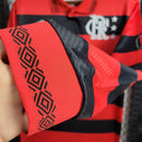 Camisa Retrô Flamengo I 1994/1995 manga longa - Masculina Umbro - Vermelha com listras pretas