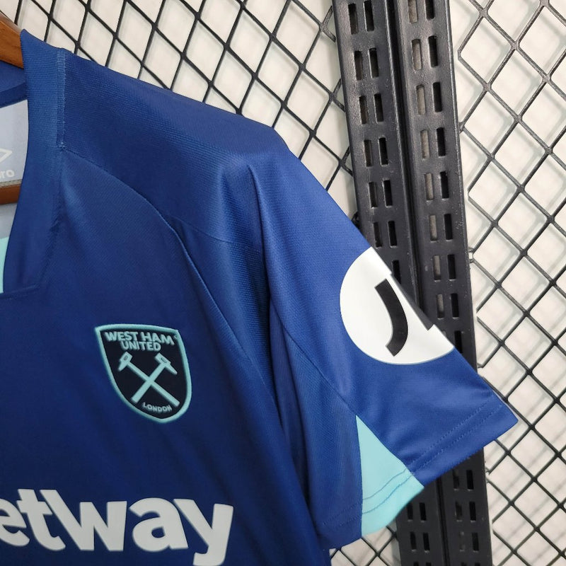 Camisa West Ham Away III 23/24 - Umbro Versão Torcedor