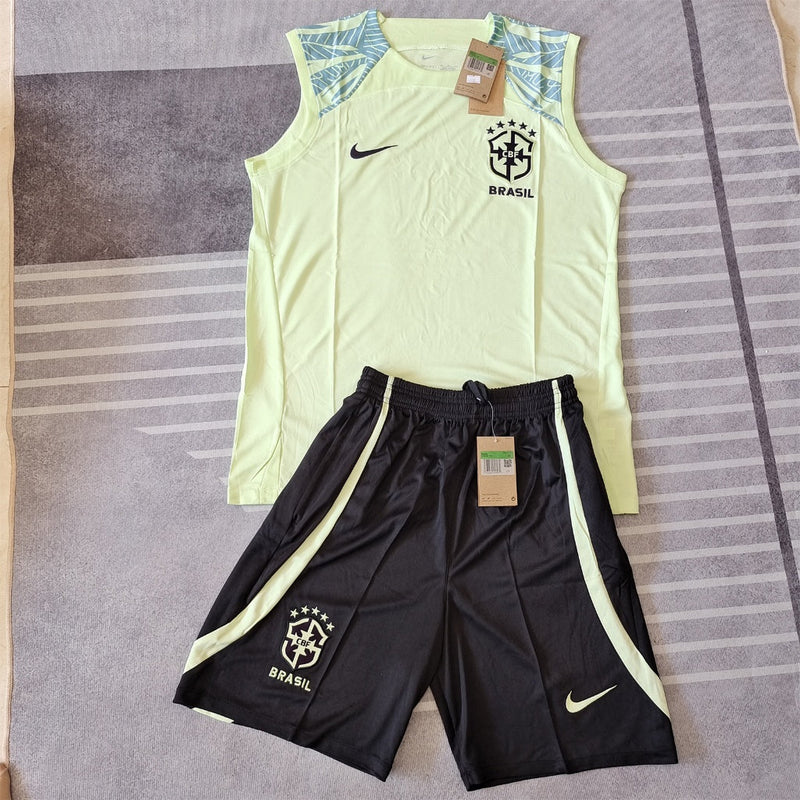 Kit Treino Brasil Verde 23/24 - Nike Masculina