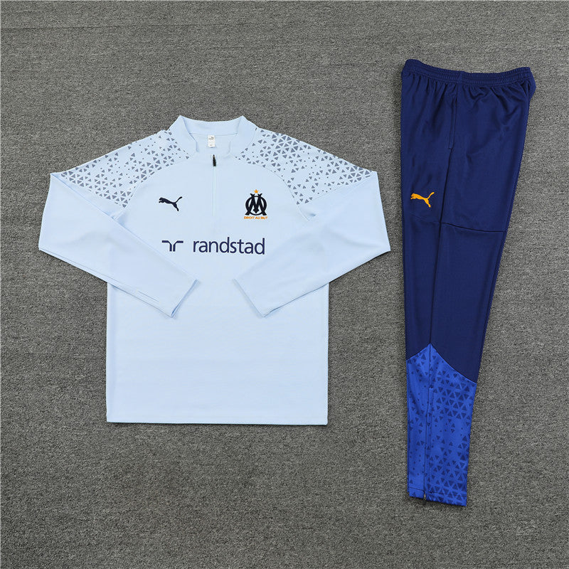 Conjunto Treino Olympique de Marseille 23/24 - Puma Branco