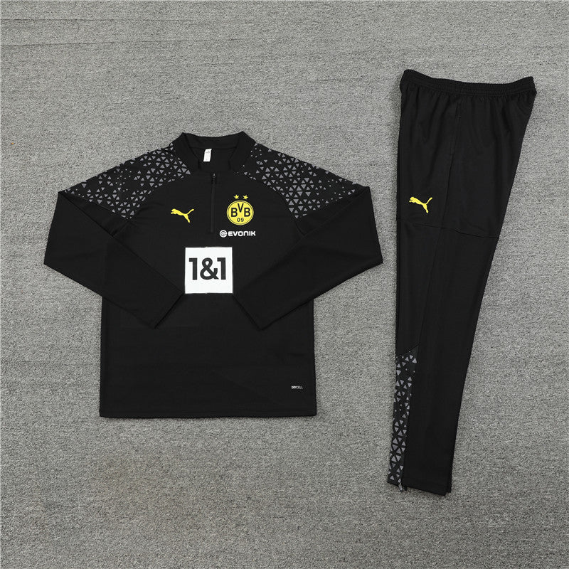 Conjunto Treino Borussia Dortmund 23/24 - Puma Preto