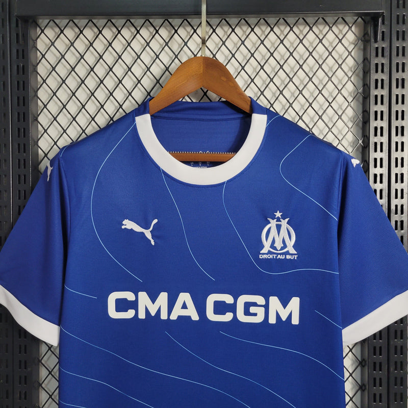 Camisa Olympique de Marseille Away  23/24 - Puma Torcedor Masculina