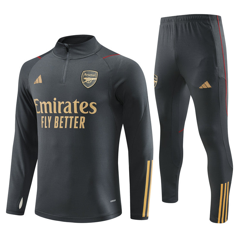 Conjunto Treino Arsenal 23/24 - Adidas Cinza