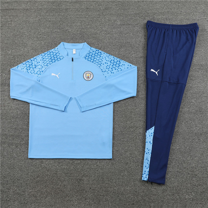 Conjunto Treino Manchester City 23/24 - Puma Azul