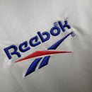 Camisa Retrô Palmeiras II 1997 - Reebok Masculina - Branca com detalhes em verde com patrocínio