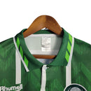 Camisa Retrô Palmeiras 1996 - Torcedor Rhumell Masculina - Verde com detalhes branco com patrocínio Parmalat