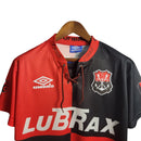 Camisa Retrô Flamengo II 1994 - Umbro Masculina - Vermelha e preta