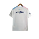 Camisa Palmeiras - Torcedor Puma Masculina - Branca com detalhes em azul e rosa