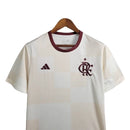 Camisa Flamengo Treino 24/25 - Torcedor Adidas Masculina - Bege