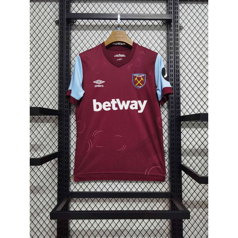 Camisa West Ham Home 23/24 - Umbro Versão Torcedor