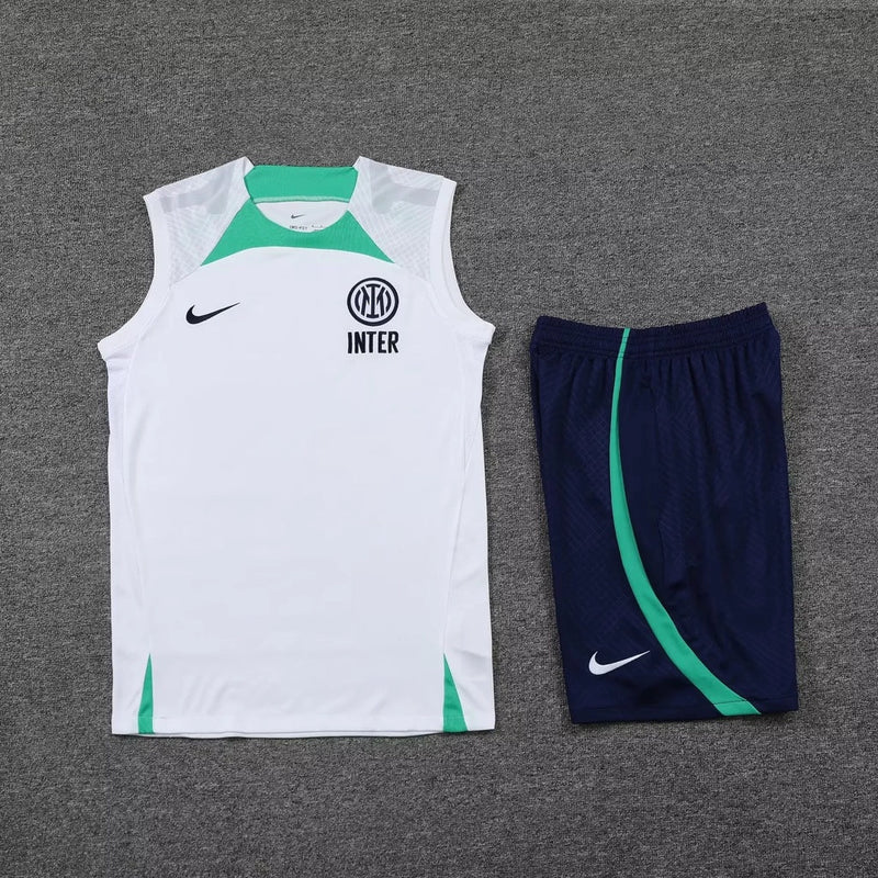 Kit Treino Inter De Milão Branco 23/24 - Nike Masculina